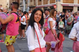 Desfile inaugural de Peñas - Toro enmaromado 2022 - Peña Toril
